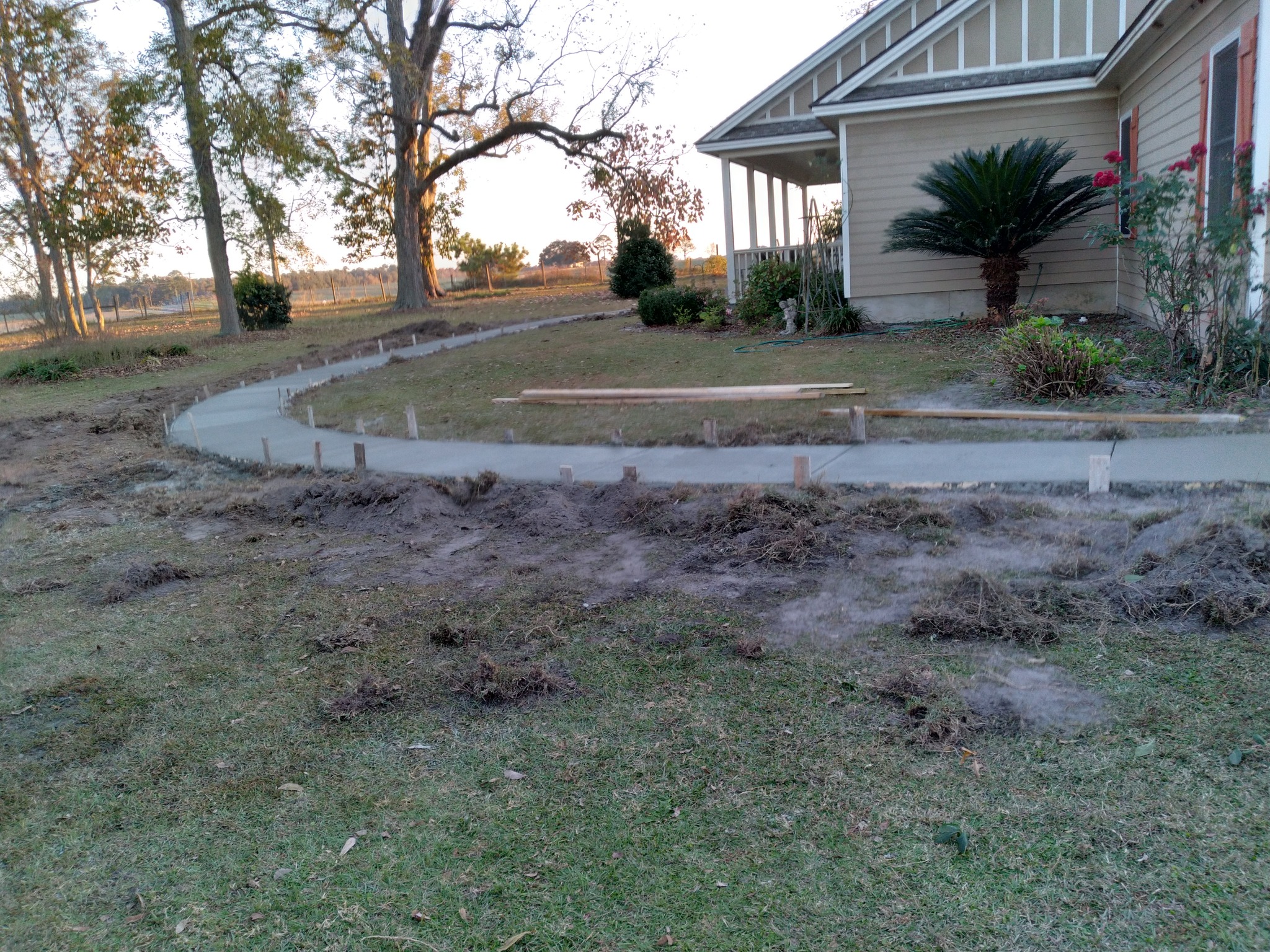 Concrete Walkway
